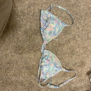 hollister triangle bikini
